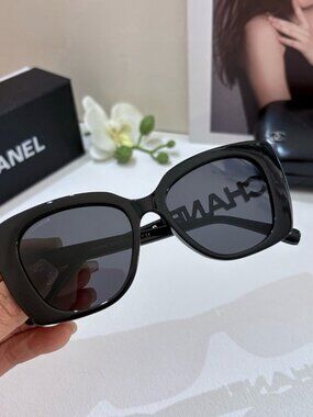 Chanel square letter sunglasses
